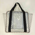 ラドロー LUDLOW FLCK TULL PVC チュール×PVC ドット トートバッグ レディース